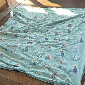 Frozen Themed Blue Duvet Set